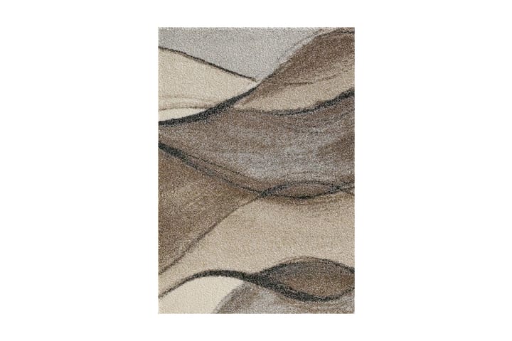 Matta Elegant Wave 160x230 cm - Grå - Textil & mattor - Matta - Stor matta