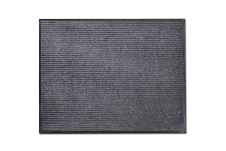 Dörrmatta 120x180 cm grå PVC - Grå - Textil & mattor - Matta - Utomhusmatta - Dörrmatta & entrématta