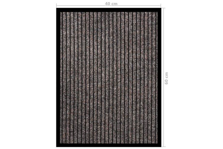 Dörrmatta beigerandig 40x60 cm - Beige - Textil & mattor - Matta - Utomhusmatta - Dörrmatta & entrématta