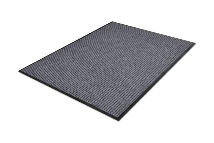 Dörrmatta grå 120x220 cm PVC - Grå - Textil & mattor - Matta - Utomhusmatta - Dörrmatta & entrématta