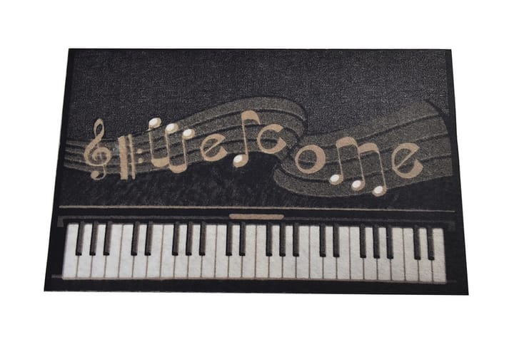 Dörrmatta Piyano 45x70 cm - Flerfärgad - Textil & mattor - Matta - Utomhusmatta - Dörrmatta & entrématta