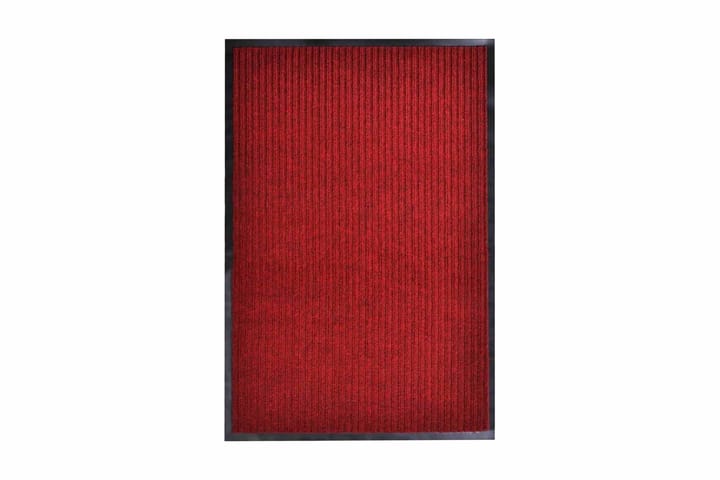 Dörrmatta PVC Röd 90x60 cm - Röd - Textil & mattor - Sängkläder