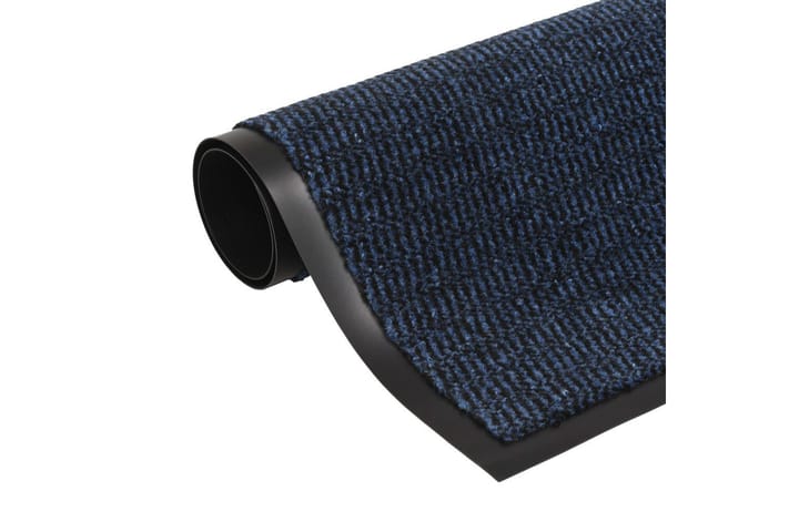 Dörrmatta rektangulär tuftad blå 40x60 cm - Blå - Textil & mattor - Matta - Utomhusmatta - Dörrmatta & entrématta