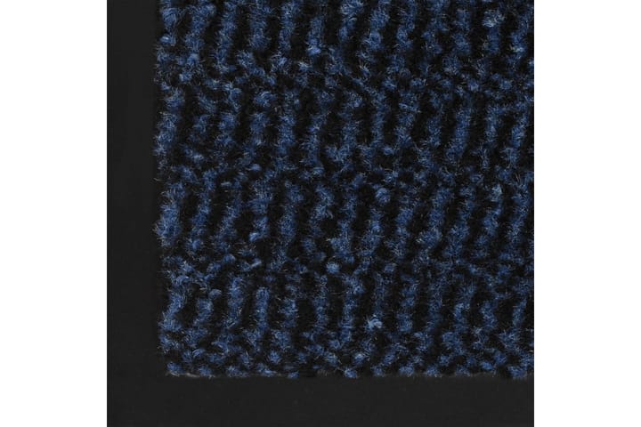 Dörrmatta rektangulär tuftad blå 40x60 cm - Blå - Textil & mattor - Matta - Utomhusmatta - Dörrmatta & entrématta