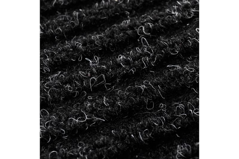 Dörrmatta svart 120x220 cm PVC - Svart - Textil & mattor - Matta - Utomhusmatta - Dörrmatta & entrématta