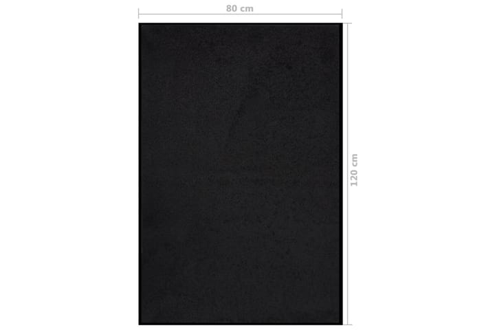 Dörrmatta svart 80x120 cm - Svart - Textil & mattor - Matta - Utomhusmatta - Dörrmatta & entrématta