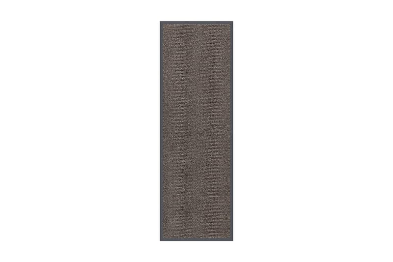 Dörrmatta tuftad 60x180 cm mörkbrun - Brun - Textil & mattor - Matta - Utomhusmatta