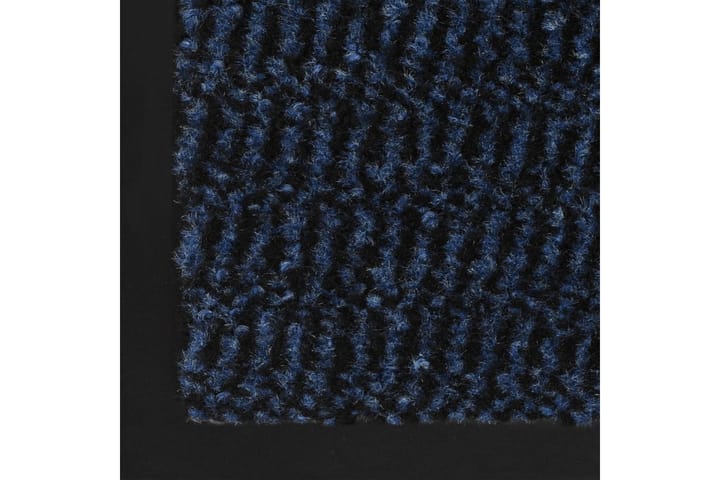 Dörrmattor 2 st rektangulär tuftad 120x180 cm blå - Blå - Textil & mattor - Matta - Utomhusmatta - Dörrmatta & entrématta