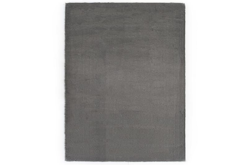 Matta 120x160 cm konstpäls mörkgrå - Grå - Textil & mattor - Matta - Utomhusmatta - Plastmatta