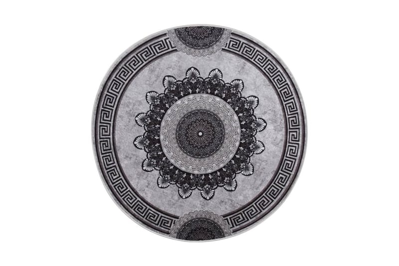 Matta tvättbar Ï†120 cm flerfärgad halkfri - Flerfärgad - Textil & mattor - Matta - Specialmatta - Nålfiltsmattor & konstgräsmattor