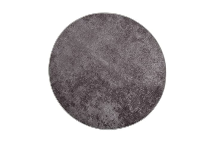 Matta tvättbar Ï†120 cm grå halkfri - Grå - Textil & mattor - Matta - Utomhusmatta - Plastmattor