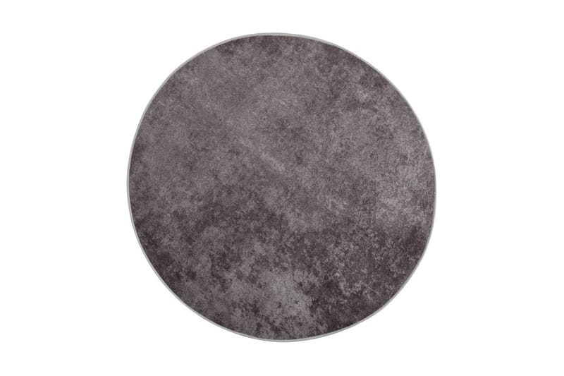 Matta tvättbar Ï†120 cm grå halkfri