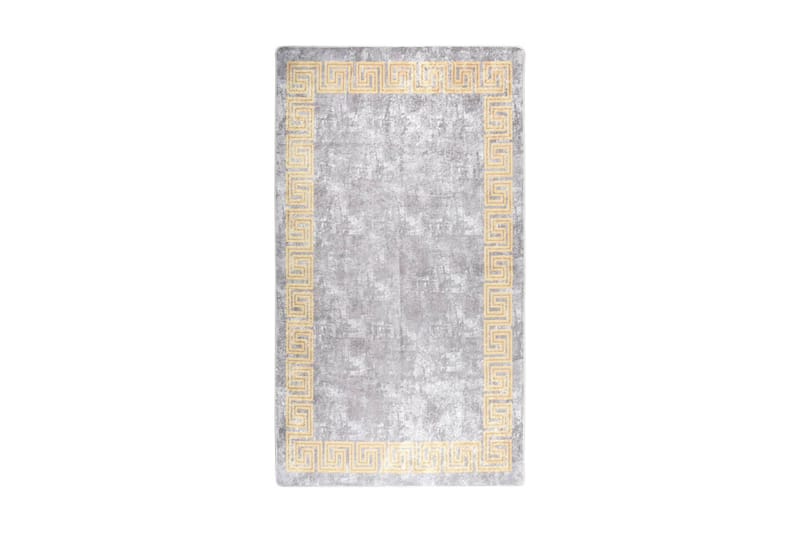 Matta tvättbar 190x300 cm grå halkfri - Grå - Textil & mattor - Matta - Utomhusmatta - Plastmatta
