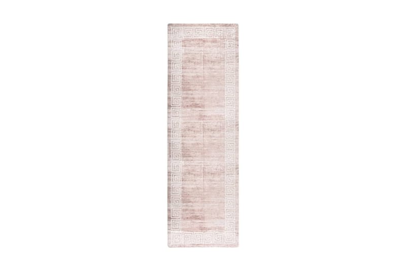 Matta tvättbar 80x300 cm beige halkfri - Beige - Textil & mattor - Matta - Utomhusmatta - Plastmatta