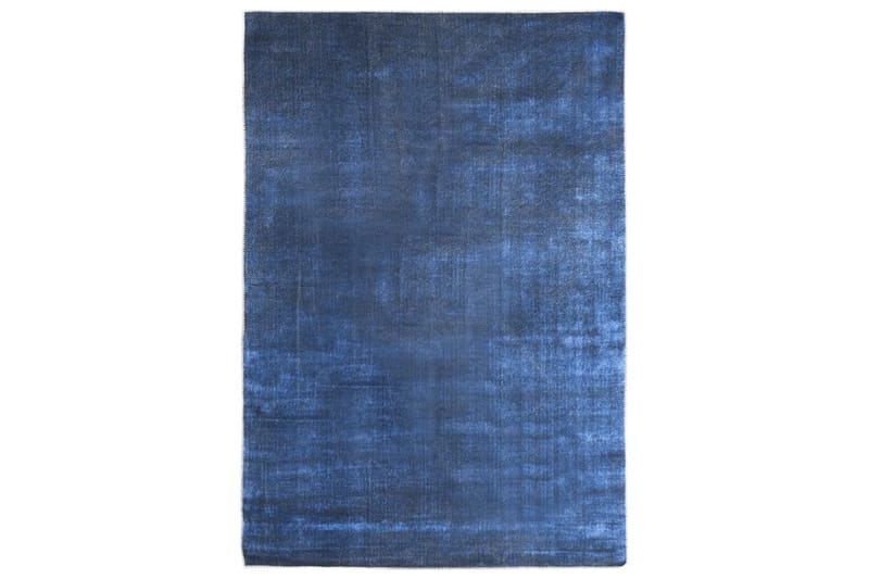 Tvättbar matta vikbar marinblå 120x170 cm polyester - Blå - Textil & mattor - Matta - Utomhusmatta - Plastmattor