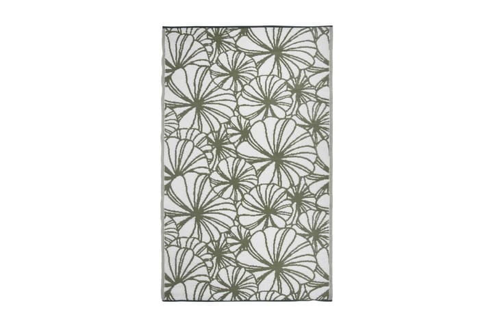 Esschert Design Utomhusmatta 241x152 cm blommig OC21 - Grön - Textil & mattor - Matta - Utomhusmatta