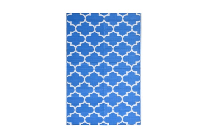 Utomhusmatta blå 160x230 cm PP - Blå - Textil & mattor - Matta - Utomhusmatta