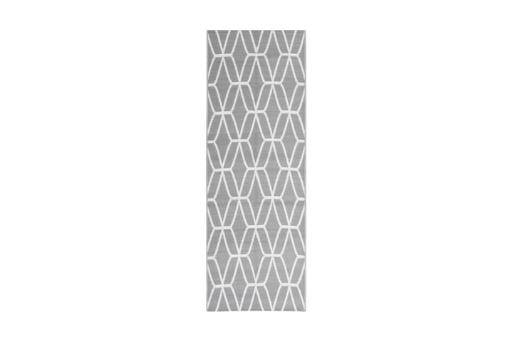 Utomhusmatta grå 80x250 cm PP - Grå - Textil & mattor - Matta - Utomhusmatta