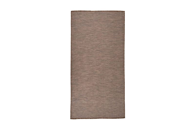 Utomhusmatta plattvävd 100x200 cm brun - Brun - Textil & mattor - Matta - Utomhusmatta
