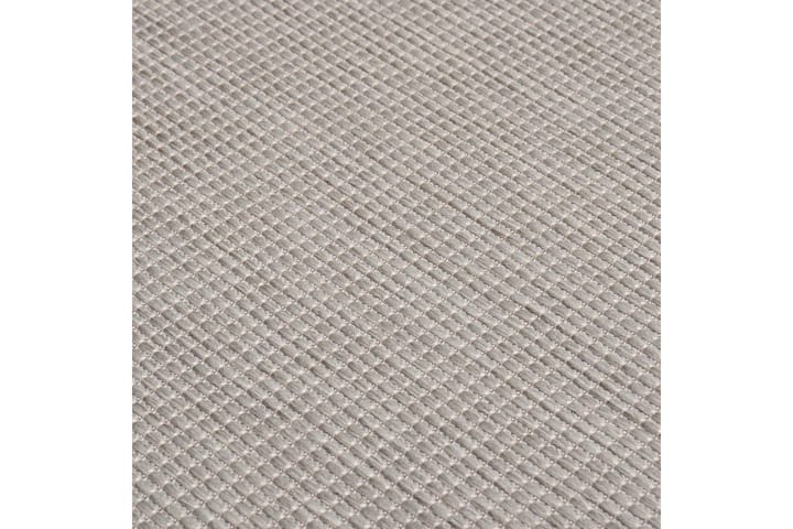 Utomhusmatta plattvävd 120x170 cm taupe - Taupe - Textil & mattor - Matta - Utomhusmatta