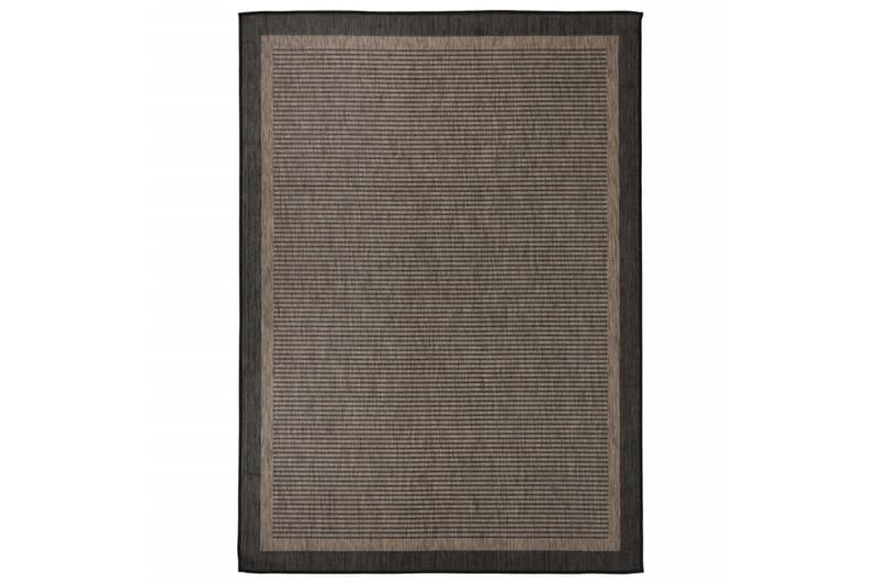 Utomhusmatta plattvävd 200x280 cm mörkbrun - Brun - Textil & mattor - Matta - Utomhusmatta