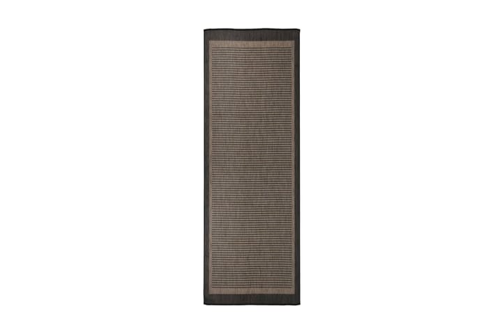 Utomhusmatta plattvävd 80x250 cm mörkbrun - Brun - Textil & mattor - Matta - Utomhusmatta