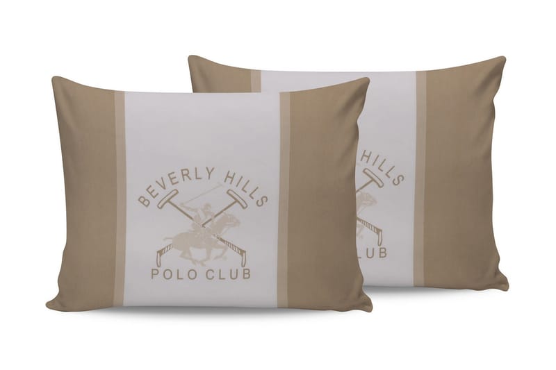Örngott Beverly Hills Polo Club 50x70 cm 2-pack - Creme/Vit - Textil & mattor - Matta - Små mattor