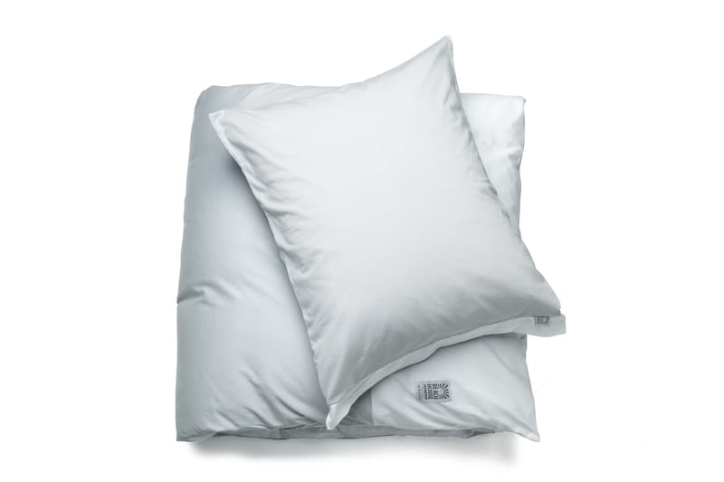 Örngott Fold Fog Grå/Vit 50x60 cm - Beach House - Textil & mattor - Sängkläder