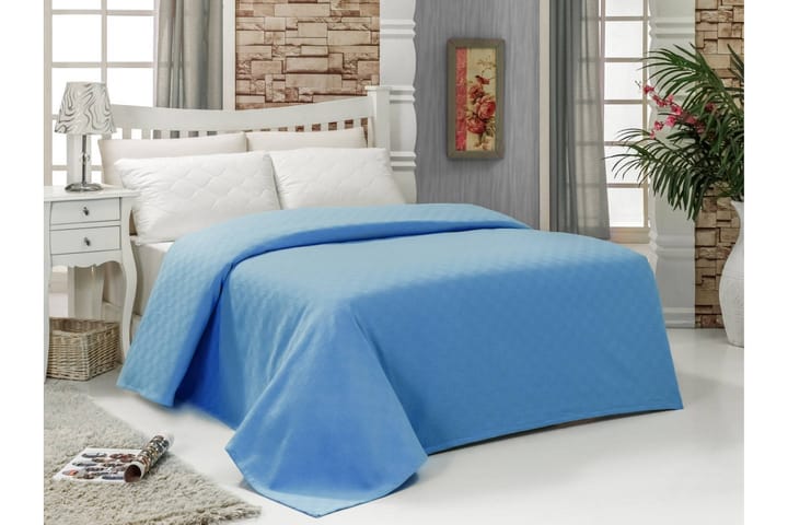 Överkast Bella Carine by Esil Home 160x240 cm - Blå - Textil & mattor - Sängkläder