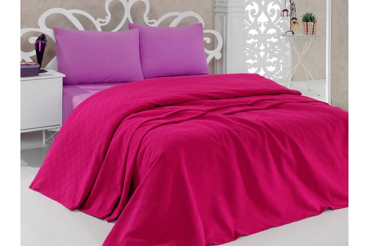 Överkast Bella Carine by Esil Home 160x240 cm - Rosa - Textil & mattor - Sängkläder