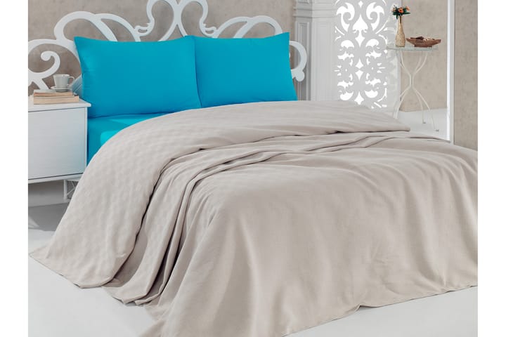 Överkast Bella Carine by Esil Home 200x240 cm - Beige - Textil & mattor - Sängkläder - Överkast - Överkast dubbelsäng