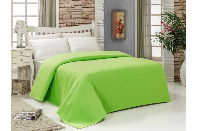 Överkast Bella Carine by Esil Home 200x240 cm - Grön - Textil & mattor - Sängkläder - Överkast - Överkast dubbelsäng