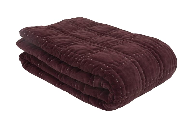 Överkast Bordeaux Burgundy - Borås Cotton - Textil & mattor - Sängkläder