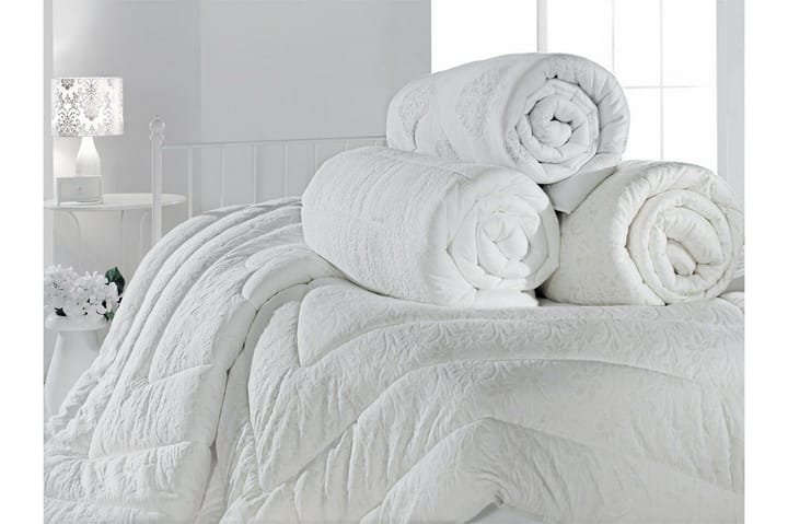 Överkast Cotton Box 195x215 cm - Vit - Textil & mattor - Sängkläder