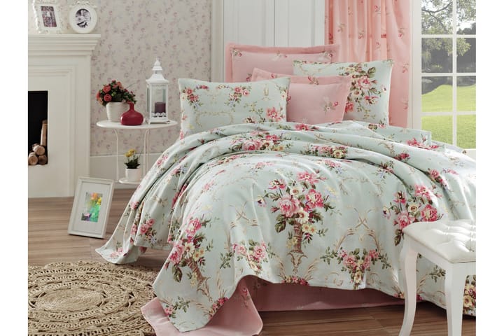 Överkast EnLora Home 160x235 cm - Mint - Textil & mattor - Sängkläder - Överkast - Överkast dubbelsäng