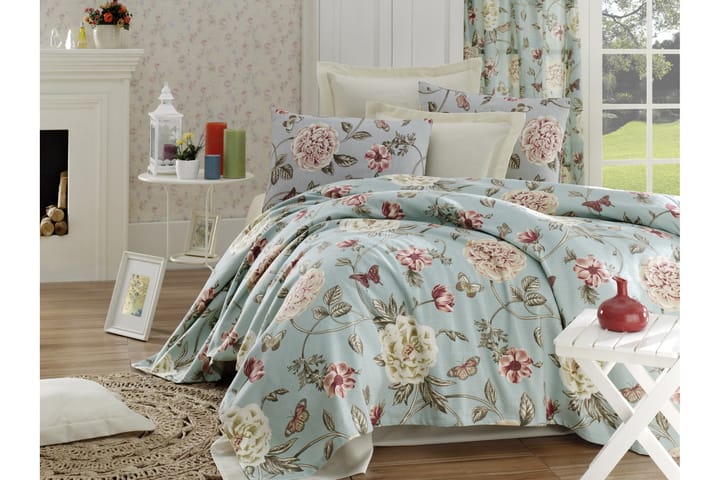 Överkast EnLora Home 200x235 cm - Mint - Textil & mattor - Sängkläder - Överkast - Överkast dubbelsäng