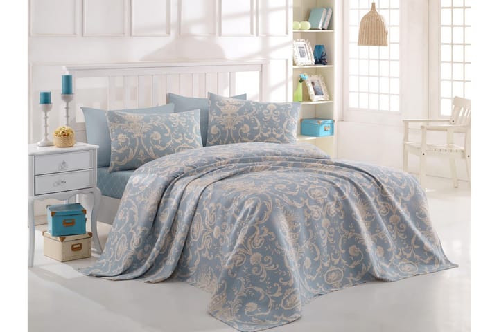 Överkast EnLora Home - Blå - Textil & mattor - Sängkläder