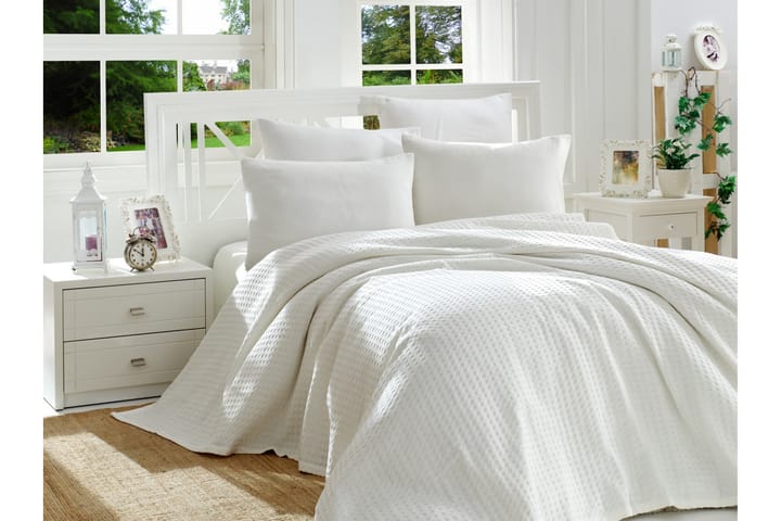Överkast EnLora Home Dubbelt 200x235+Lakan+2 Kuddfodral - Sand - Textil & mattor - Sängkläder