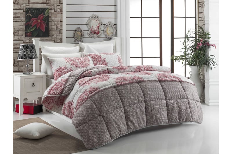 Överkast Eponj Home Dubbelt 195x215 cm - Rosa|Sand|Beige - Textil & mattor - Sängkläder