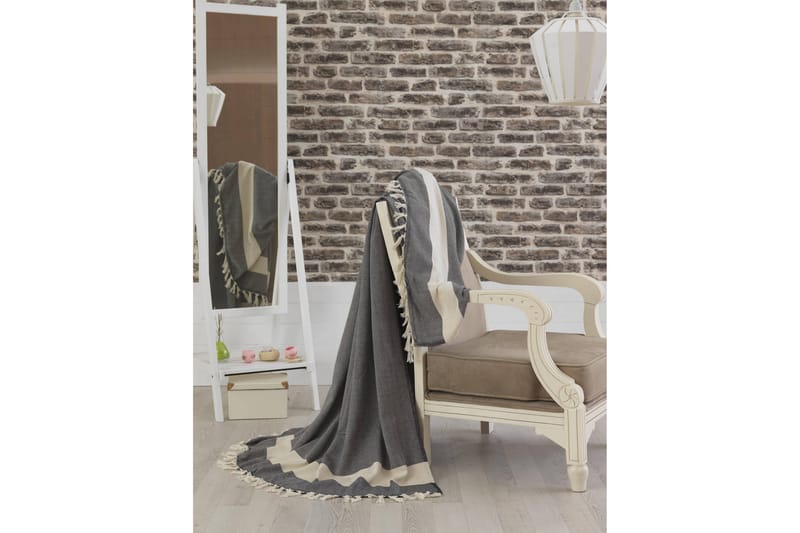 Överkast Eponj Home Dubbelt 200x240 cm - Svart|Sand - Textil & mattor - Sängkläder