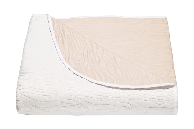 Överkast Joonas 260x210 cm - Vit|Beige - Textil & mattor - Sängkläder