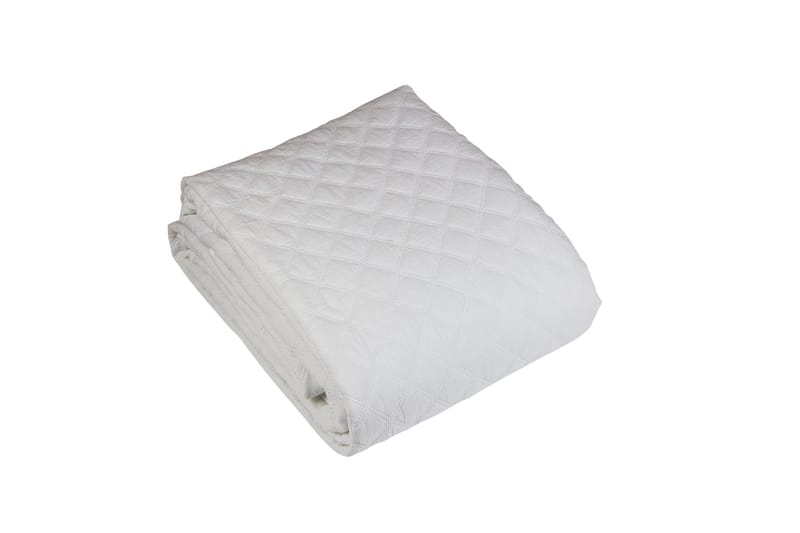 Överkast Mondo 260x260 - Vit - Textil & mattor - Sängkläder