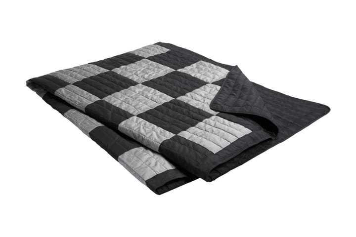 Överkast Philia Patch Svart/Stål 271 cm - ETOL - Textil & mattor - Sängkläder