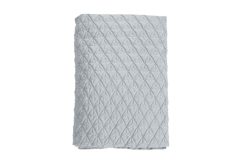 Överkast Velvet 180x270 cm Ljusgrå - Mogihome - Textil & mattor - Sängkläder