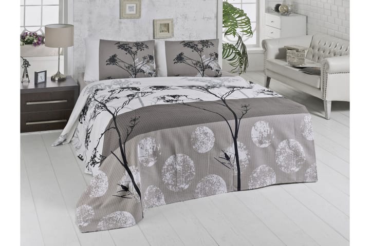 Överkast Victoria Enkelt 160x230 cm - Vit|Grå|Beige|Svart - Textil & mattor - Sängkläder - Överkast - Överkast dubbelsäng