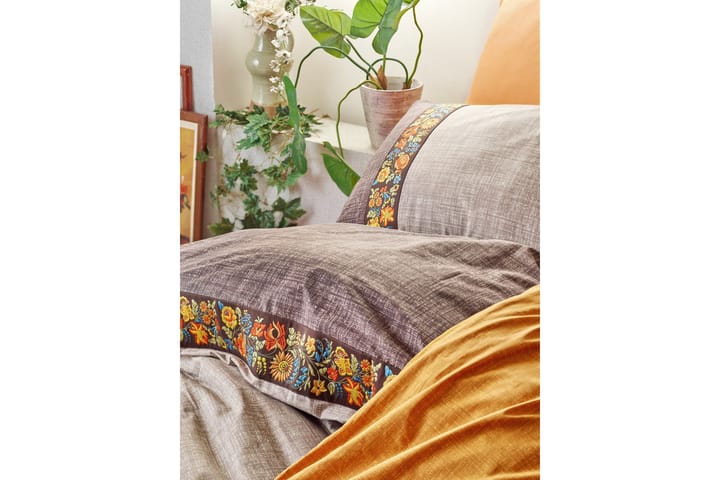Bäddset Cotton Box Ranforce - Brun - Textil & mattor - Sängkläder