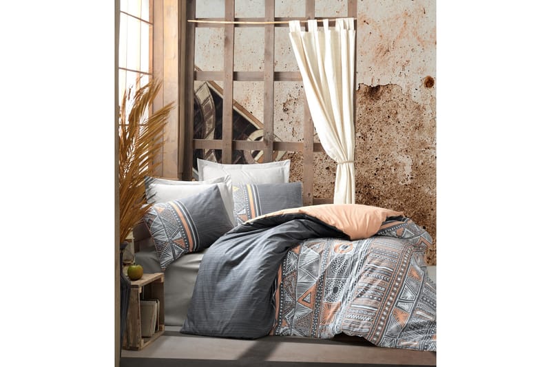 Bäddset Cotton Box Ranforce - Grå - Textil & mattor - Sängkläder