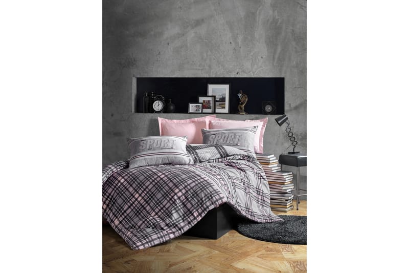Bäddset Cotton Box Ranforce - Rosa - Textil & mattor - Sängkläder
