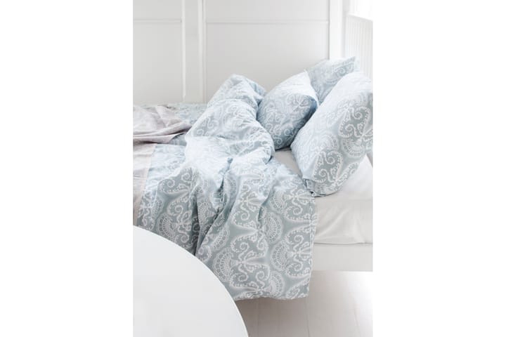 Bäddset Dubbelt Milja 225x205 cm - Blå - Textil & mattor - Sängkläder