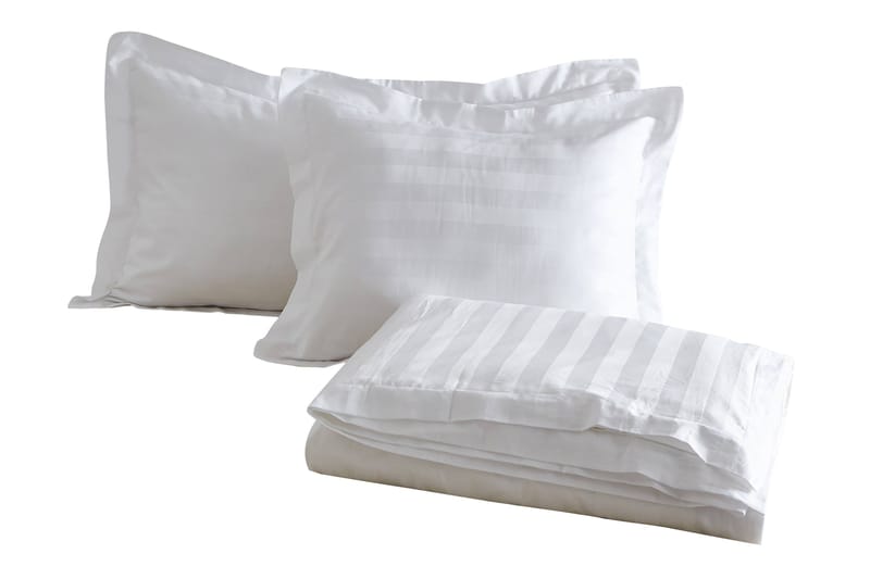 Bäddset Elvin Egyptisk Bomull Örngott 50x60 cm Vit - Beckasin - Textil & mattor - Sängkläder